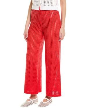 525 America Pointelle Pant - Red