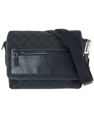 Gucci GG Messenger Bag (authentic Pre-loved) - Black