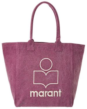 Isabel Marant Yenky Canvas Tote - Purple