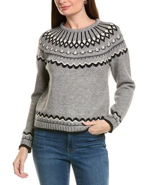 HUNTER Fairisle Sweater - Gray