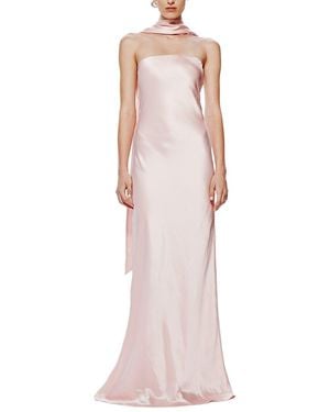 Misha The Lilia Satin Dress - Pink