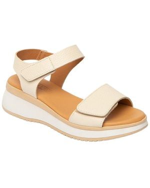 Menina Step Napoli Leather Sandal - Metallic