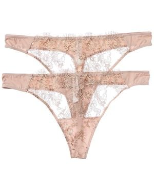 Skarlett Blue 2Pk Entice Thong - Natural
