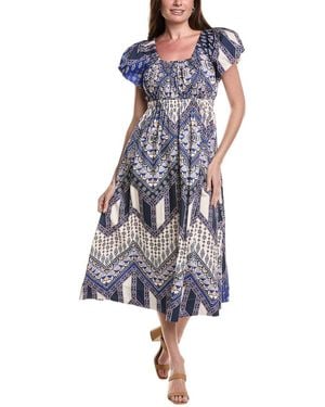 tyler boe Hailey Midi Dress - Blue