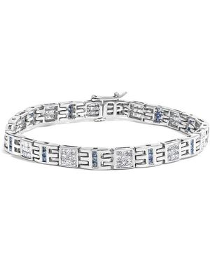 Haus of Brilliance 14K 3.02 Ct. Tw. Diamond Link Bracelet - White