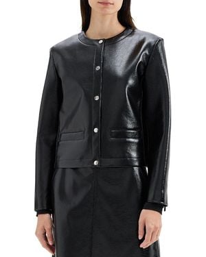 Theory Crop Jacket - Black