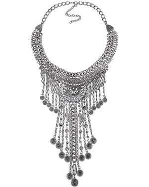Eye Candy LA Kelly Necklace - Grey