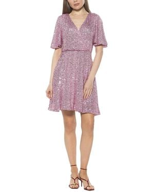 Alexia Admor Oakless A-Line Dress - Pink