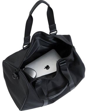Jack Abrahams The Traveler 20in Shoe Pocket Weekender Duffle - Black