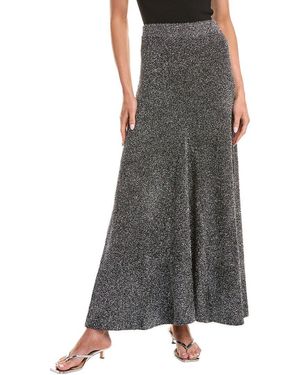 Helmut Lang Lurex Sweater Skirt - Brown