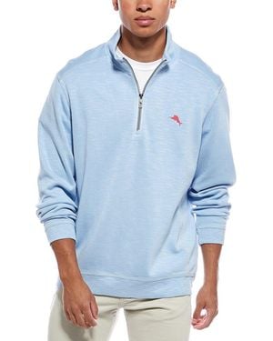 Tommy Bahama Tobago Bay Half Zip Sweatshirt - Blue