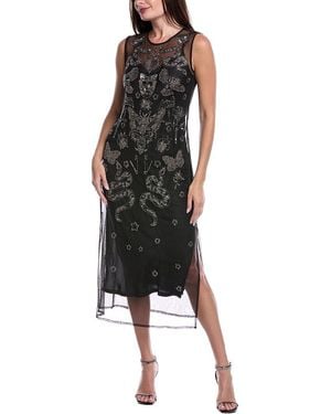 AllSaints Rye Embellished Maxi Dress - Black