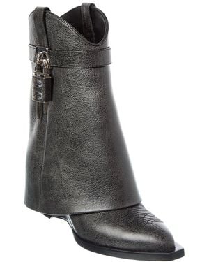 Givenchy Leather Cowboy Boot - Black