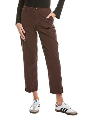 Michael Stars Maxine Convertible Straight Leg Pant - Brown