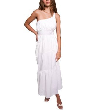 Hutch Braylan Linen-Blend Maxi Dress - Purple