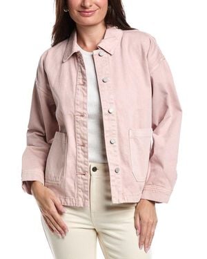 Blank NYC Blank Nyc Garment Dye Shacket - Pink