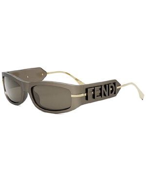 Fendi Fe40120I 57Mm Sunglasses - Grey