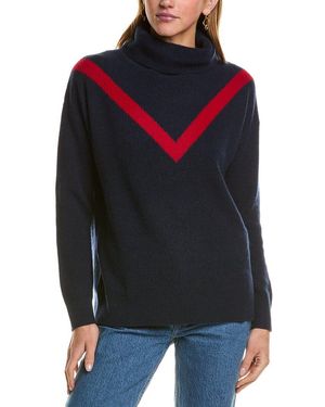 Kier + J Kier + J Turtleneck Wool & Cashmere-Blend Jumper - Black