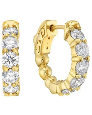 Forever Creations USA Inc. Forever Creations 14k 2.05 Ct. Tw. Diamond Hoops - Metallic