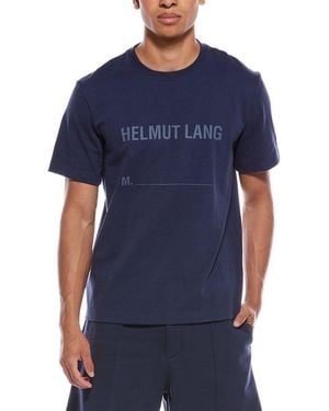 Helmut Lang Stamped T-Shirt - Blue