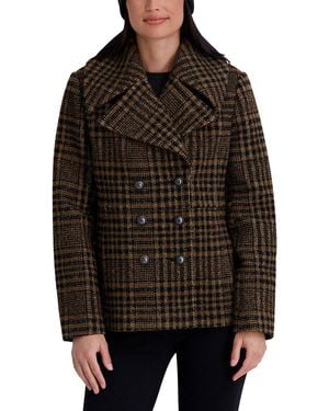 Kenneth Cole Short Wool-Blend Jacket - Black