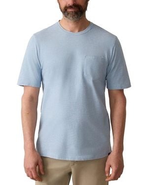 Faherty Indigo Pocket T-shirt - Blue