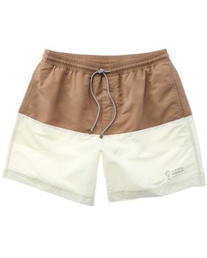 Brunello Cucinelli Swim Trunk - Natural