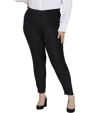 NYDJ Plus Suede Black Legging Jean
