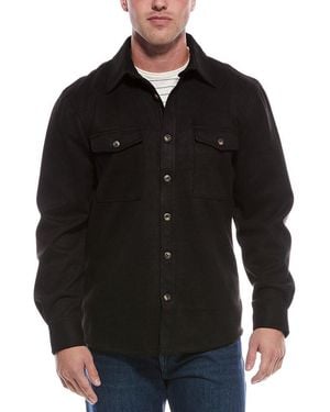 Vintage 1946 Microsuede Overshirt - Black