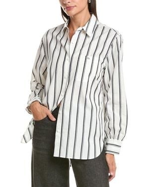 Rag & Bone Max Rb Striped Shirt - White