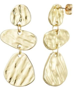 Adornia Plated Miro Earrings - Metallic