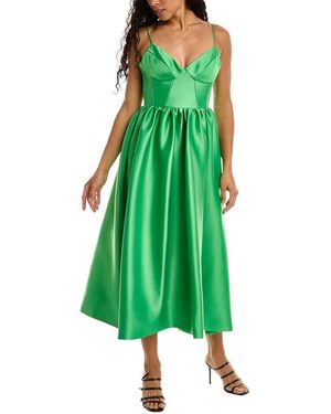 Nicholas Misty Midi Dress - Green