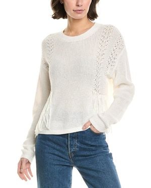27milesmalibu Front Fringe Jumper - White
