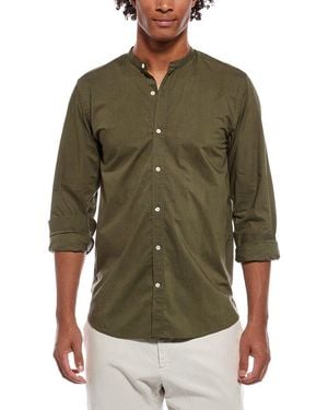 Officine Generale Officine Generale Gaspard Poplin Shirt - Green
