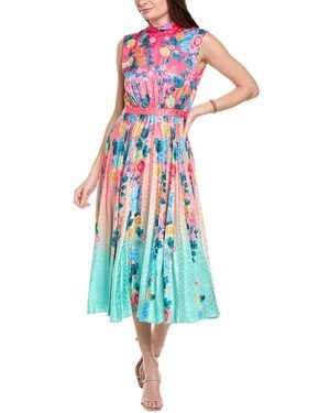 Saloni Midi Dress - White