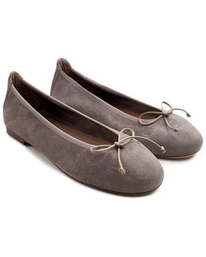 Menina Step Sofia Leather Flat - Brown