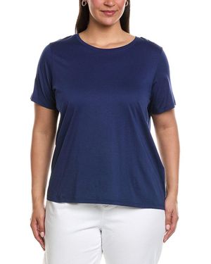 Eileen Fisher Round Neck T-Shirt - Blue