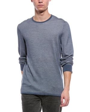 Rag & Bone Gregory Wool-Blend Crewneck Jumper - Blue