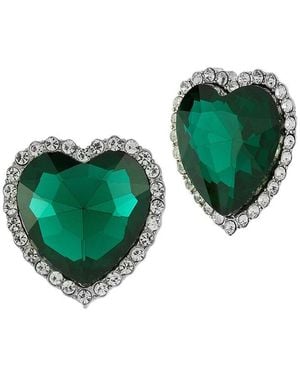Sphera Milano Plated Cz Earrings - Green