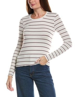 Splendid Printed Long Sleeve T-Shirt - White