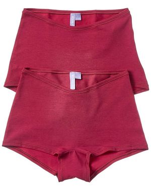 Florence By Mills 2Pk Softie Shortie - Red