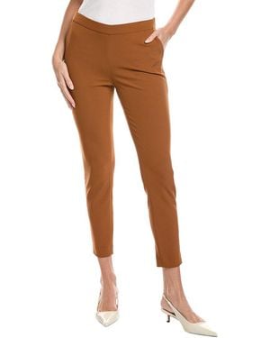 Lafayette 148 New York Murray Cropped Pant - Brown
