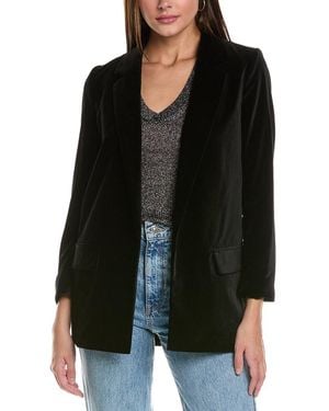AllSaints Aleida Velvet Blazer - Black