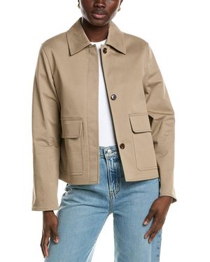 Theory Patch Boxy Jacket - Natural