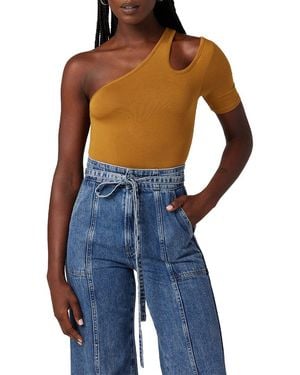 Hudson Jeans Asymmetrical Bodysuit - Blue