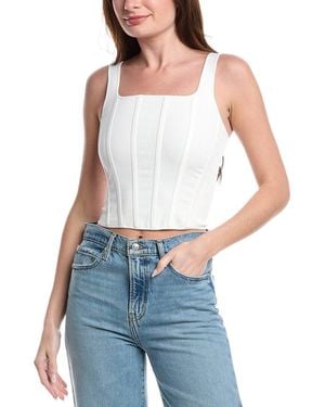 Alice + Olivia Sariah Corset Tank - Blue