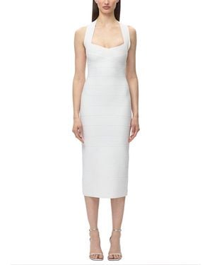 Hervé Léger The Sandra Dress - White