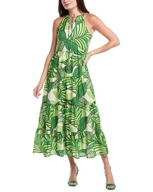FLORA BEA NYC Ginevra Midi Dress - Green