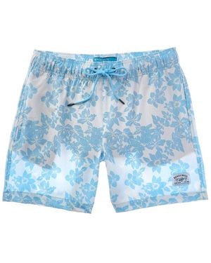 Beach Bros Scattered Floral Swim Trunk - Blue