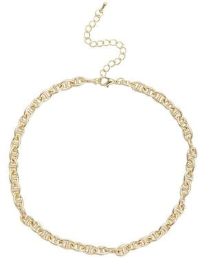 Eye Candy LA The Luxe Collection Titanium Mini Neptune Necklace - Metallic
